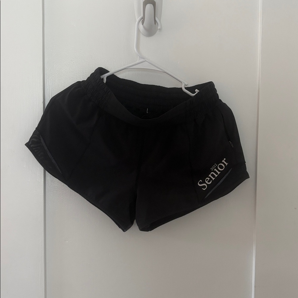 Lulu Lemmon Black Senior 2022 Athletic Shorts